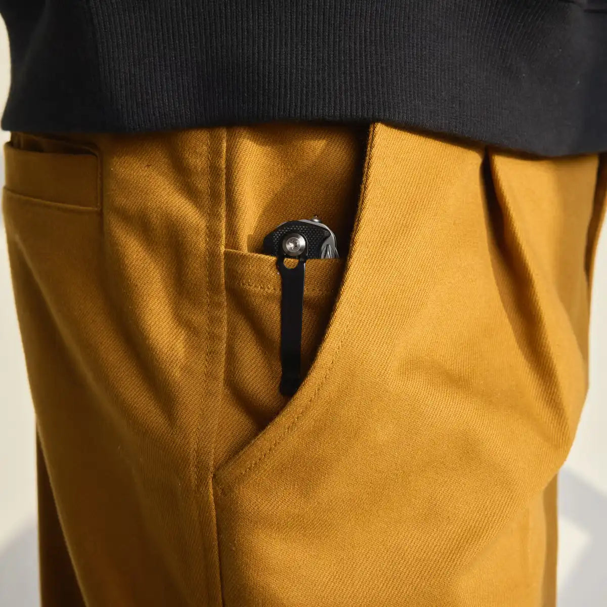 Men's Pleated Forager Pants Golden Brown