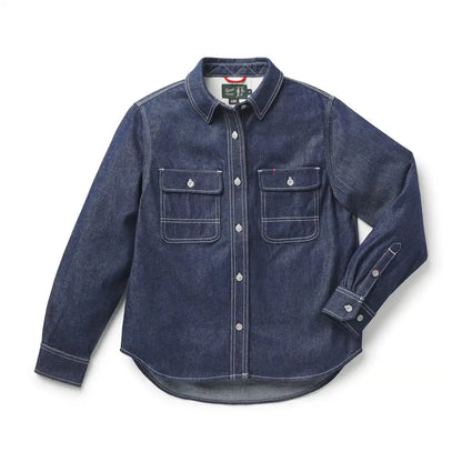 Women's Larch Mt Denim Shirt Dark Wash Indigo