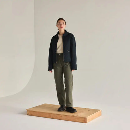Women's Waxed Primaloft Coaches Jacket Navy