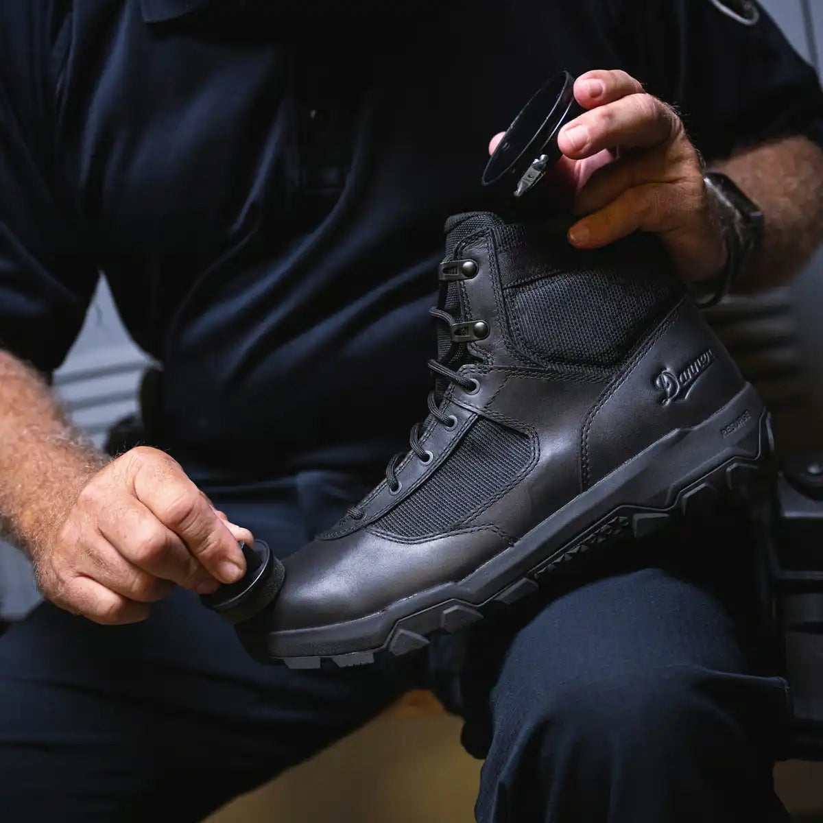 Sonic Side-Zip 6" Black Danner Dry
