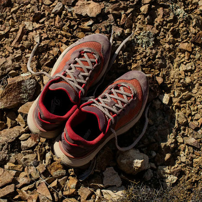 Trail Junction 3" Chocolate/Rhodo Red